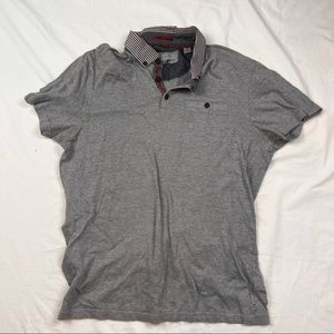 Ted Baker London Men's Blue Gray  Polo Shirt Size Size 5 L03092/